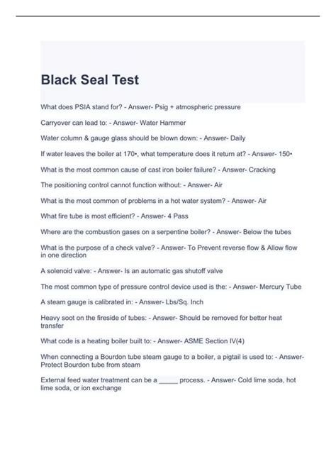 nj black seal test